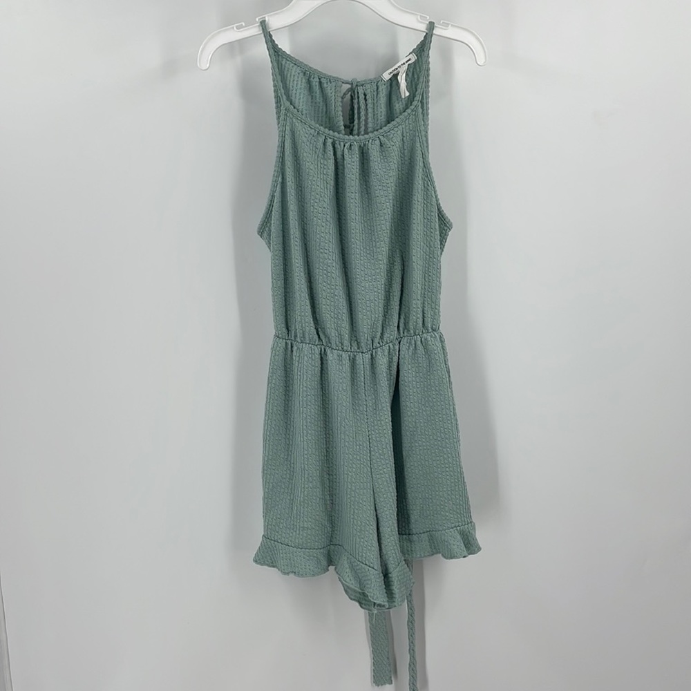 CAUTION TO THE WIND Cozy Romper (M)
